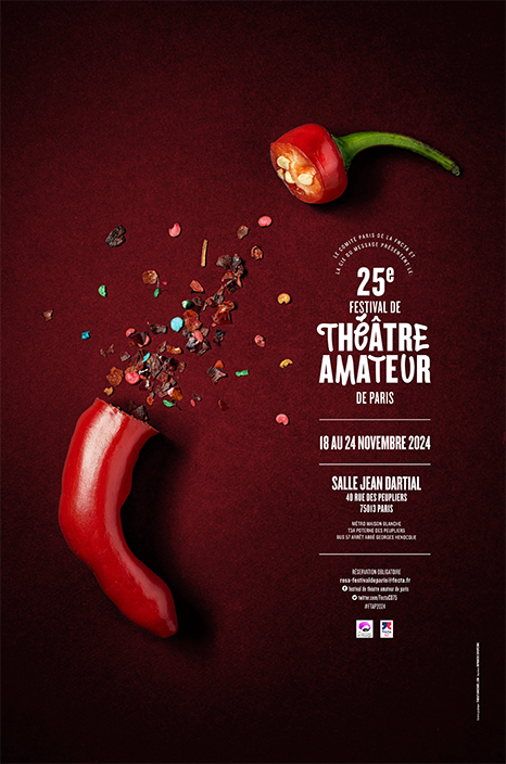 Affiche 25e festival bdf